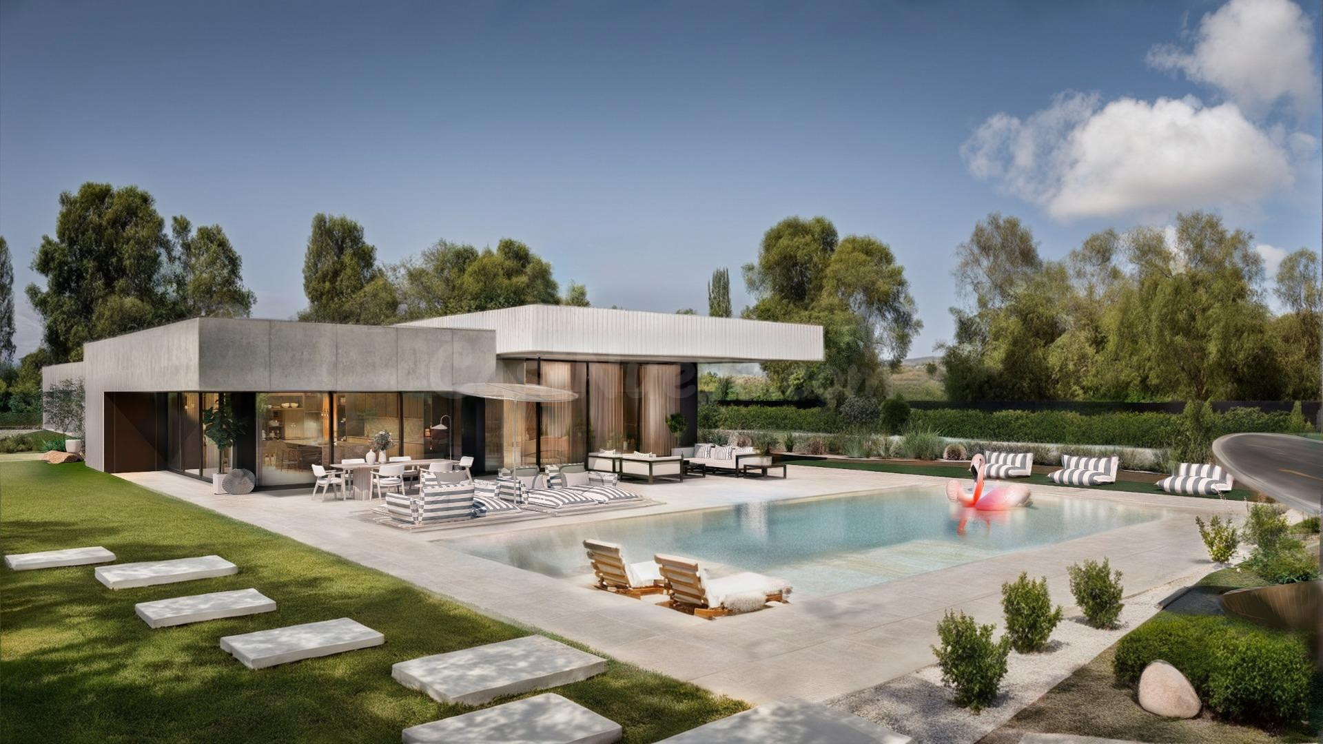 Villa de obra nueva en venta en Monte de las Encinas, Boadilla del monte