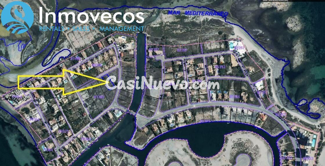 Parcela en Veneziola en el km 19 de la Manga del Mar Menor