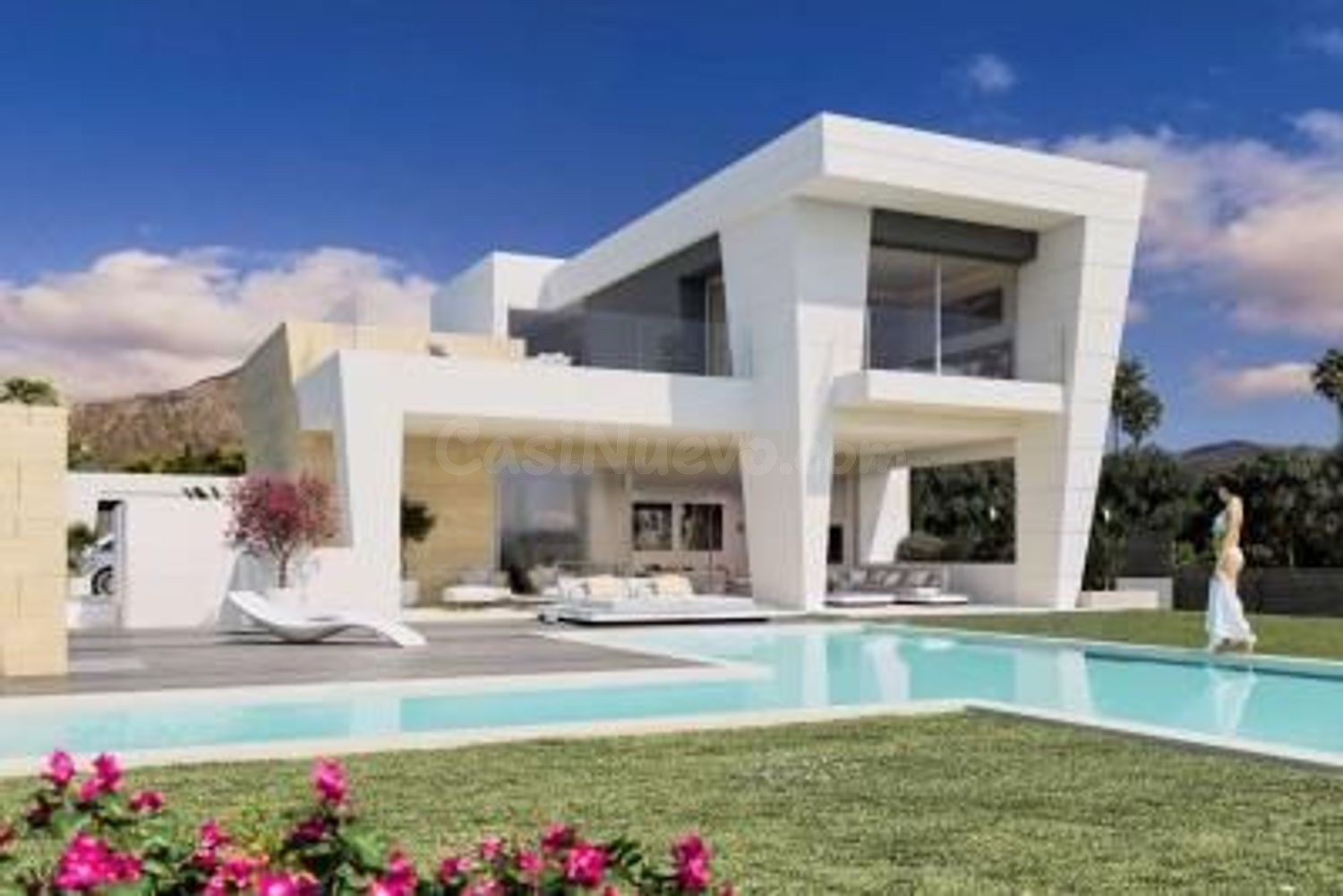 Moderna villa en Nagueles
