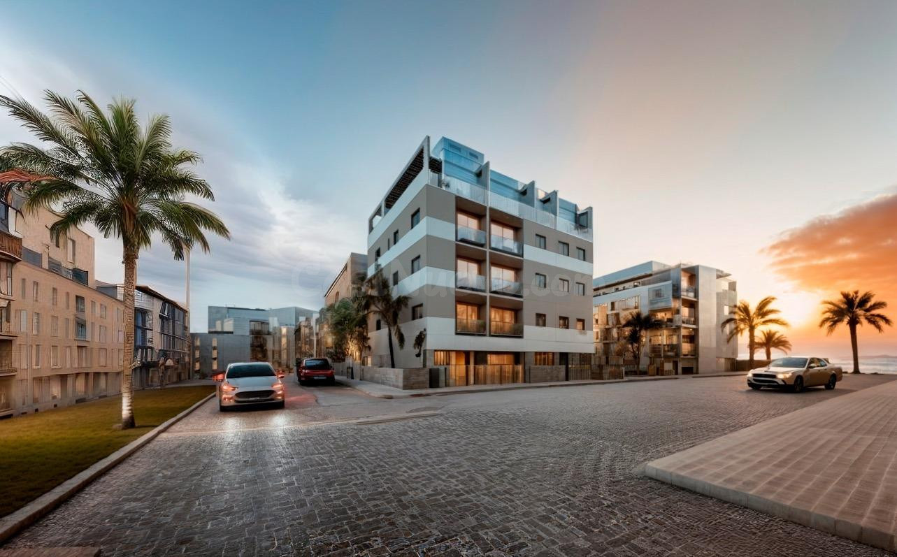 Venta de apartamento en construcción en Lo Pagan a 100mts de la playa