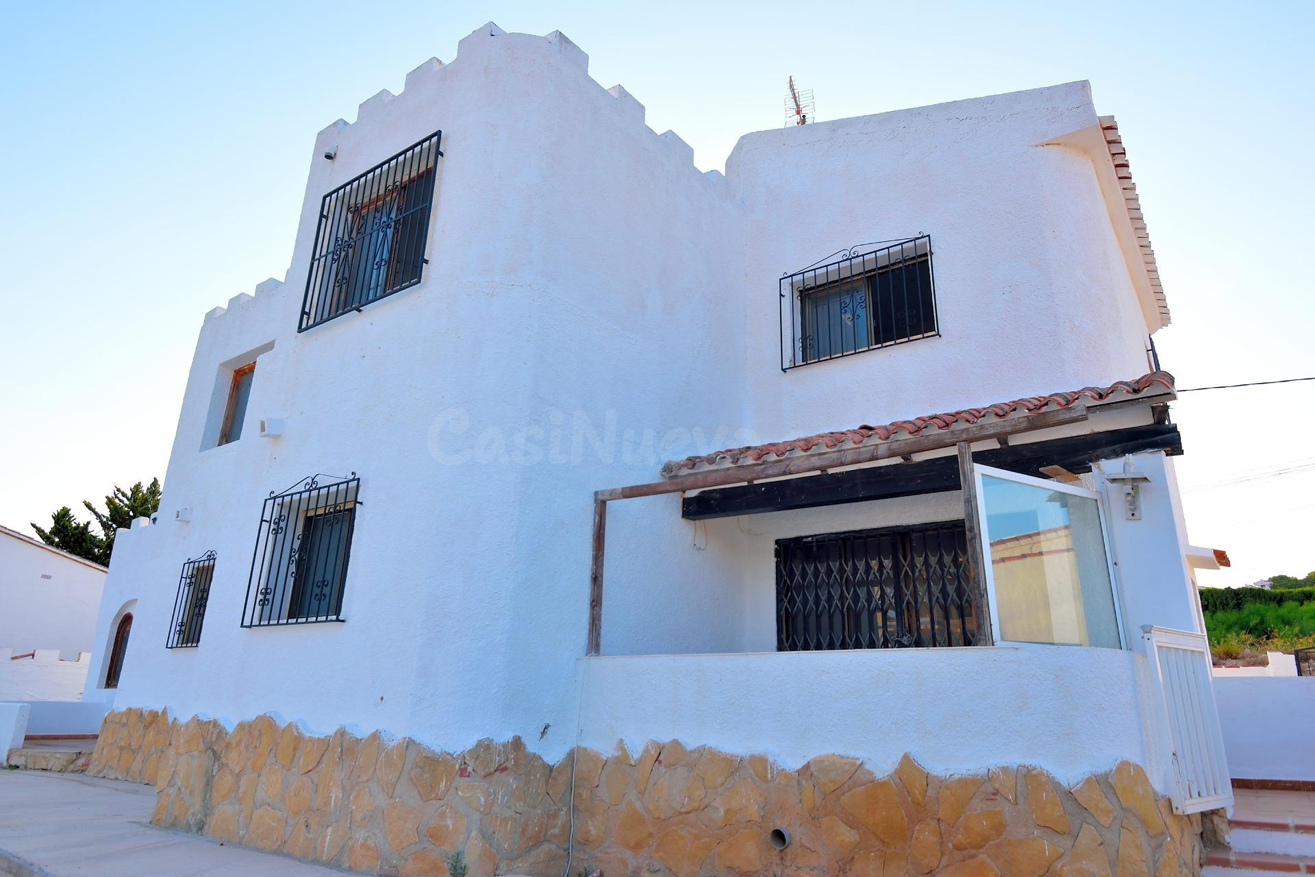 Casa en construcción en Calpe