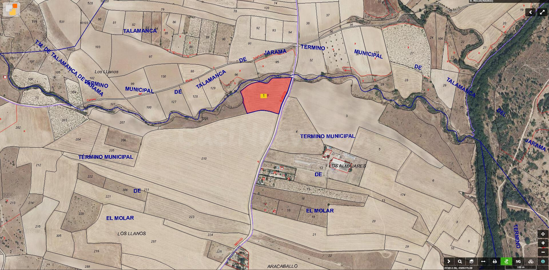 Finca rústica en venta en El Molar