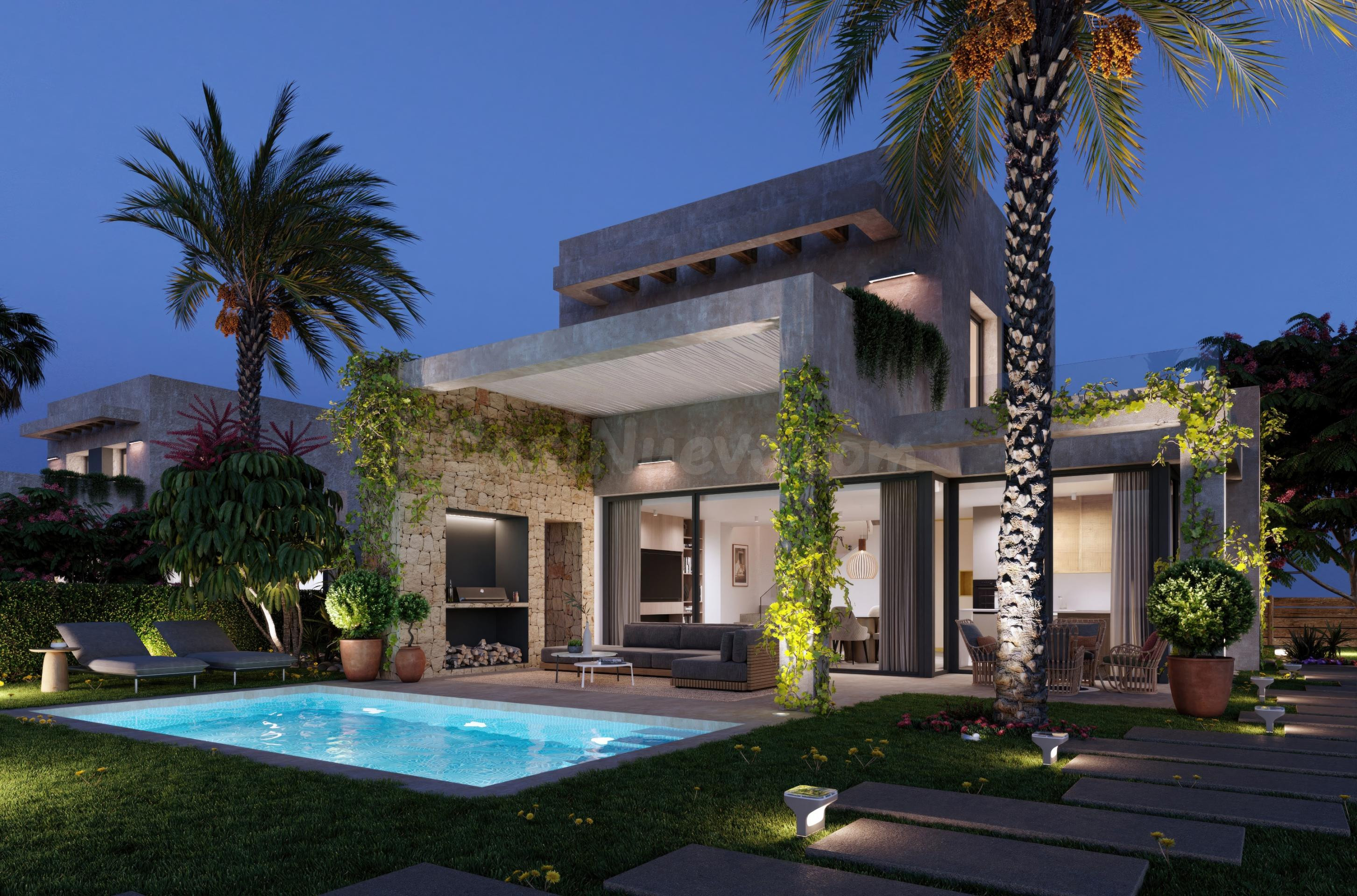 VILLA DE 4 DORMITORIOS EN CAMPO DE GOLF
