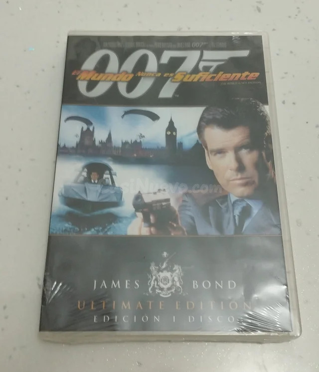 007 EL MUNDO NUNCA ES SUFICIENTE DVD, PRECINTADA