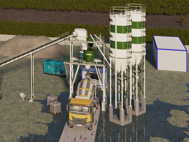 PLANTA DE HORMIGÓN 30 m3 - MEZCLADORA PLANETARIA - foto 4