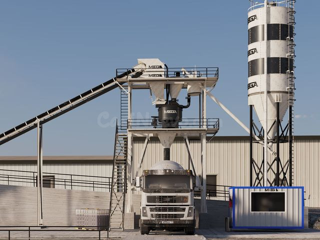 PLANTA DE HORMIGÓN 30 m3 - MEZCLADORA TIPO PAN - foto 2