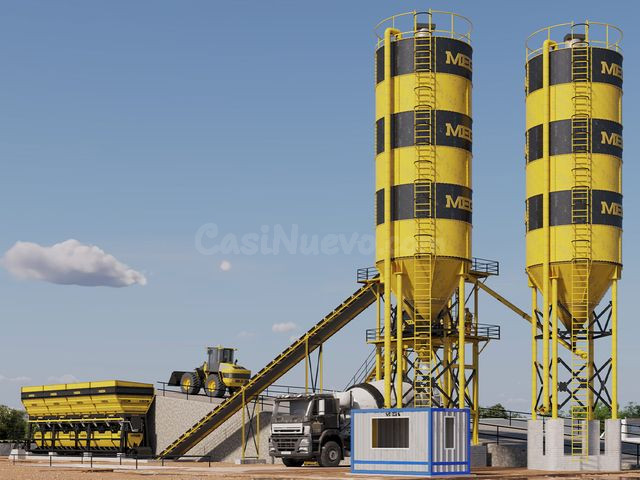 PLANTA DE HORMIGÓN 90 m3 - MEZCLADORA TWINSHAFT