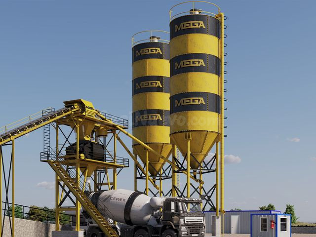 PLANTA DE HORMIGÓN 90 m3 - MEZCLADORA TWINSHAFT - foto 2