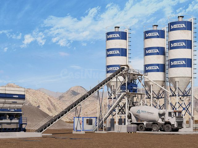PLANTA DE HORMIGÓN 120 m3 - MEZCLADORA TWINSHAFT