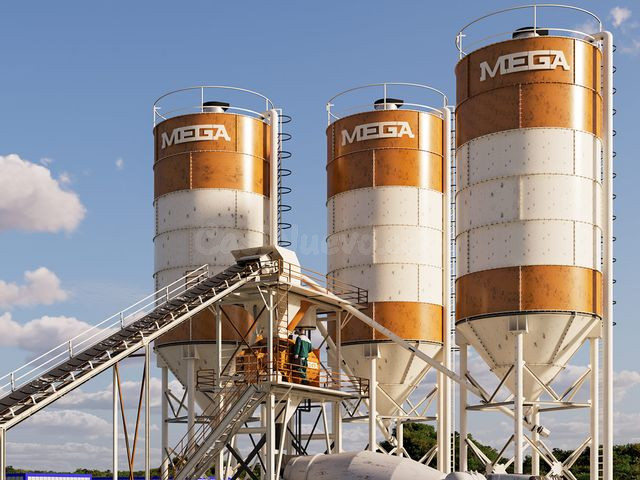 PLANTA DE HORMIGÓN 150 m3 - MEZCLADORA TWINSHAFT