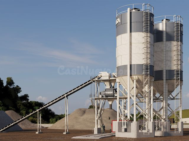 PLANTA DE HORMIGÓN 180 m3 - MEZCLADORA TWINSHAFT - foto 4