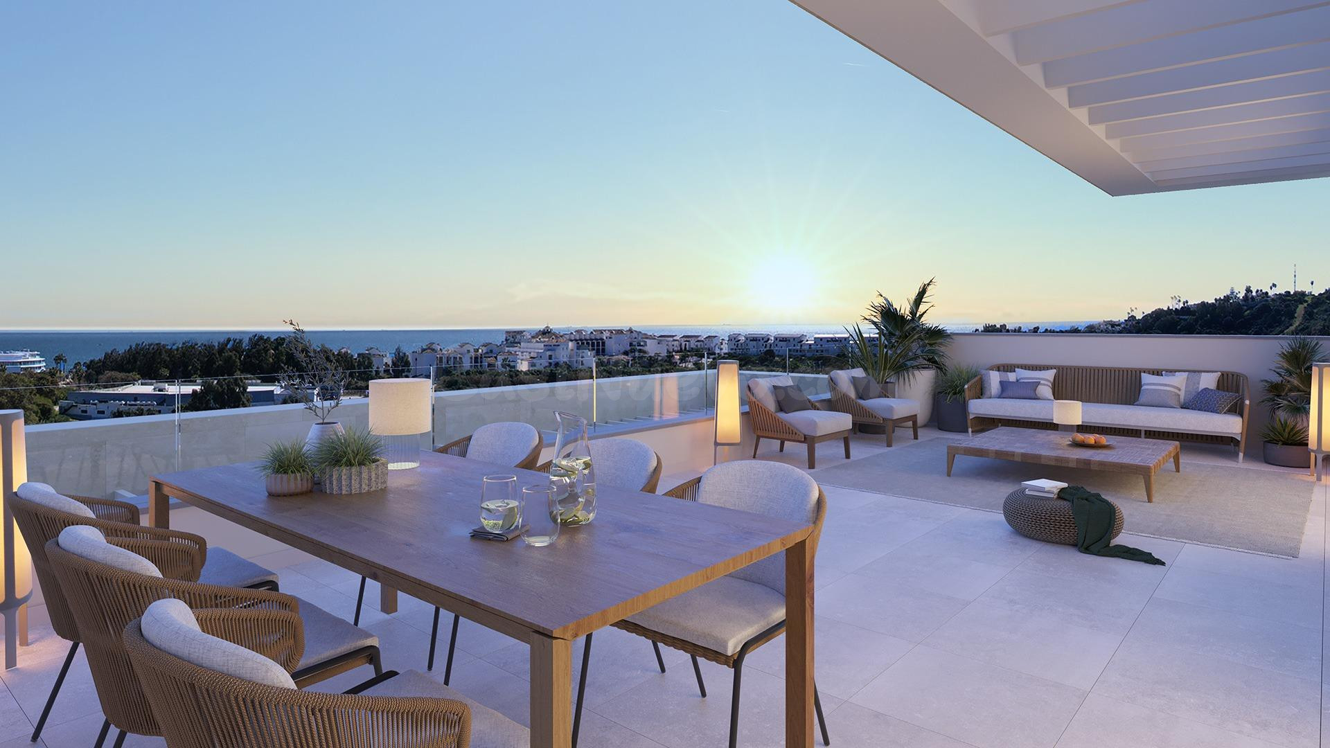 Ático dúplex con terrazas en Bahía Dorada - Estepona