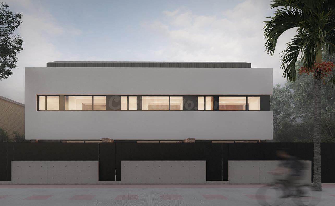 Chalet adosado de obra nueva exclusivo de tres viviendas