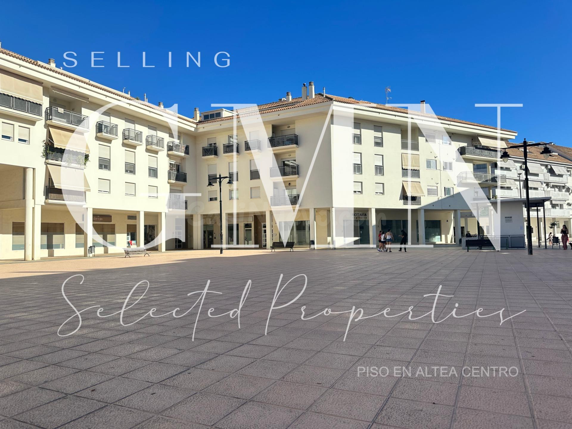 HERMOSO PISO DE UNA HABITACIÓN Y PLAZA DE GARAJE EN EL CENTRO DE ALTEA