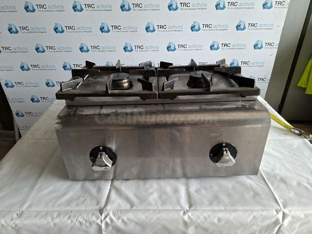 Cocina de gas sobremesa 2 fuegos