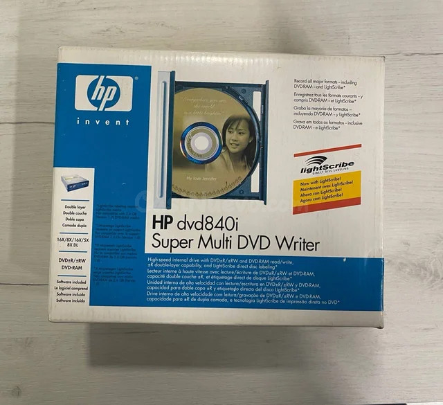 HP Dvd840i grabadora laser