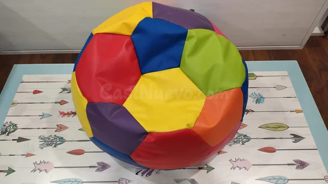 Puff balón colores (exposición)
