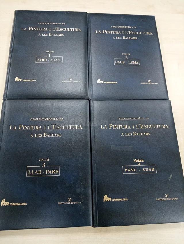LA PINTURA I LESCULTURA A LES BALEARS. 4 TOMS . MA