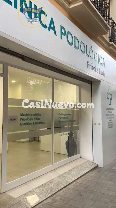 GABINETE EN ALQUILER – CLÍNICA DE PODOLOGÍA – MERCADO CENTRA