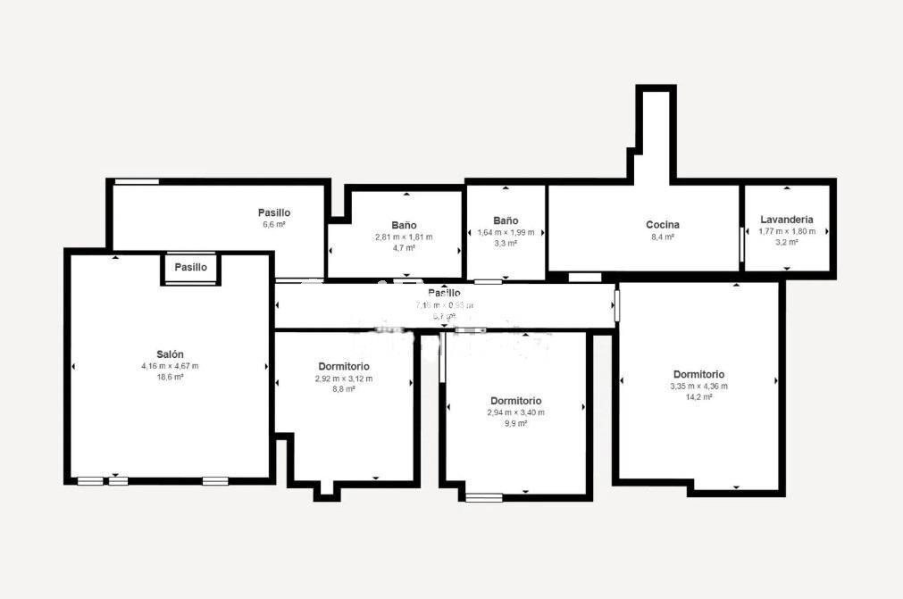 PISO AMPLIO CON ASCENSOR JUNTO A BULEVAR DEL PLA - foto 34