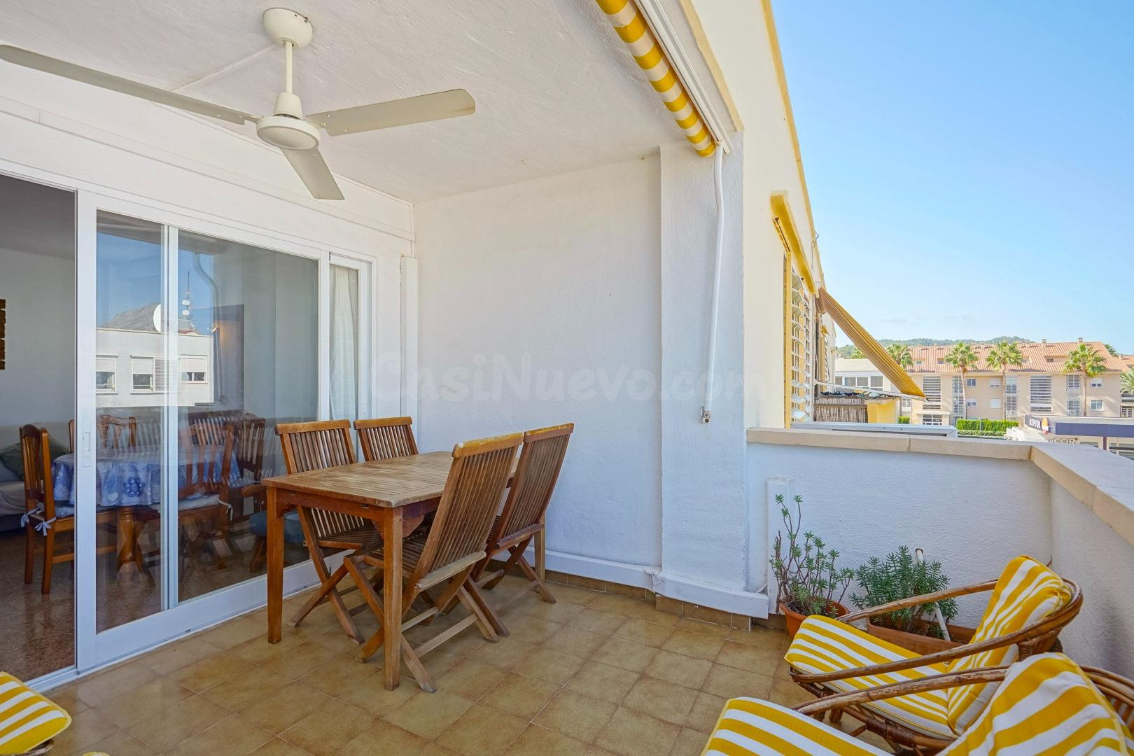 Apartamento de dos dormitorios a 300 m de la playa del Arena