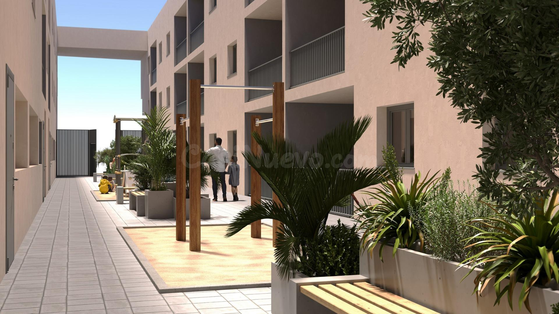 Modernos apartamentos de nueva construcción en el centro de 