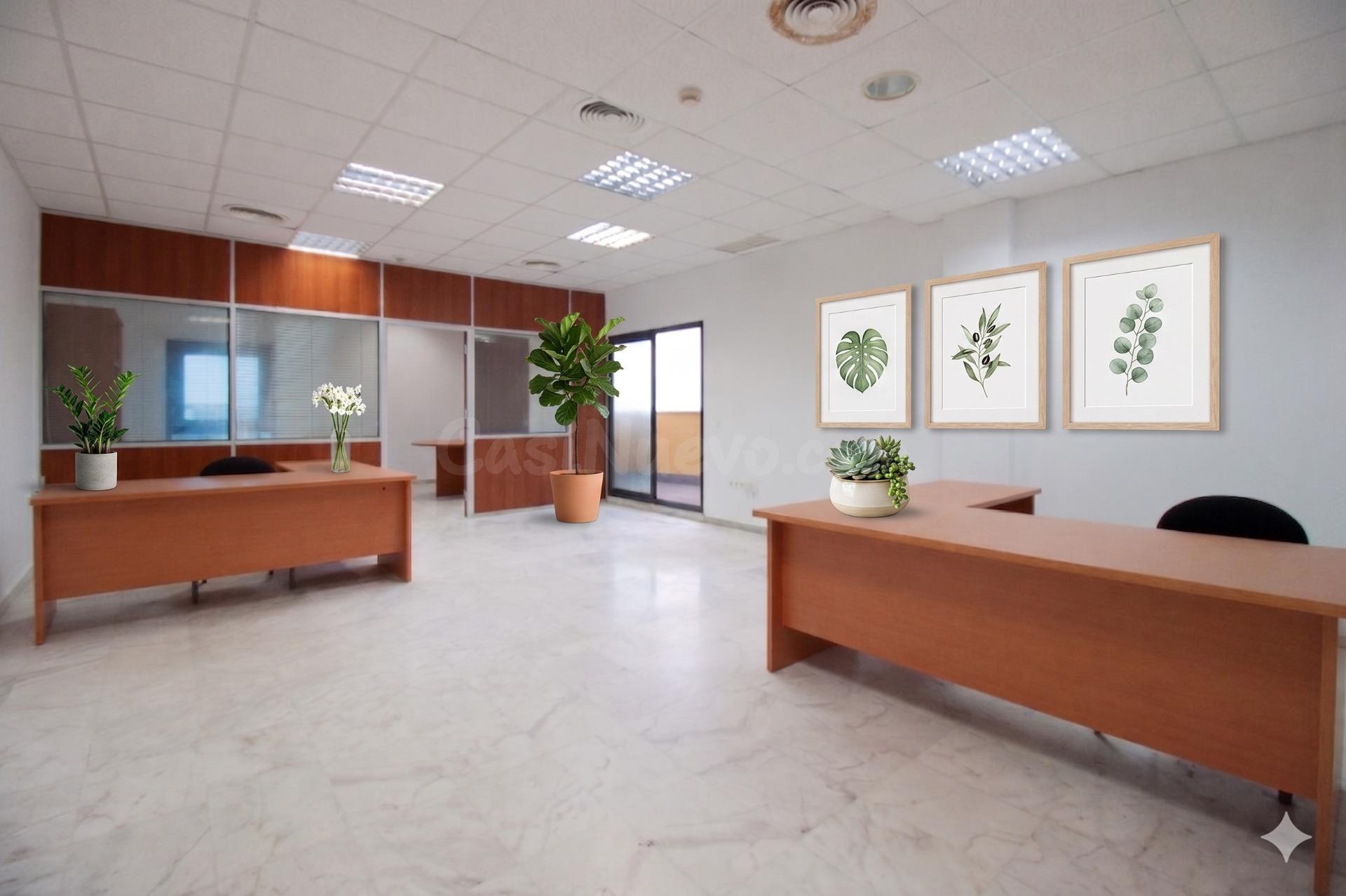 Oficina de 73m2 con Terraza + Parking + Climatización INCLUIDA (Edificio Metropol, PISA)