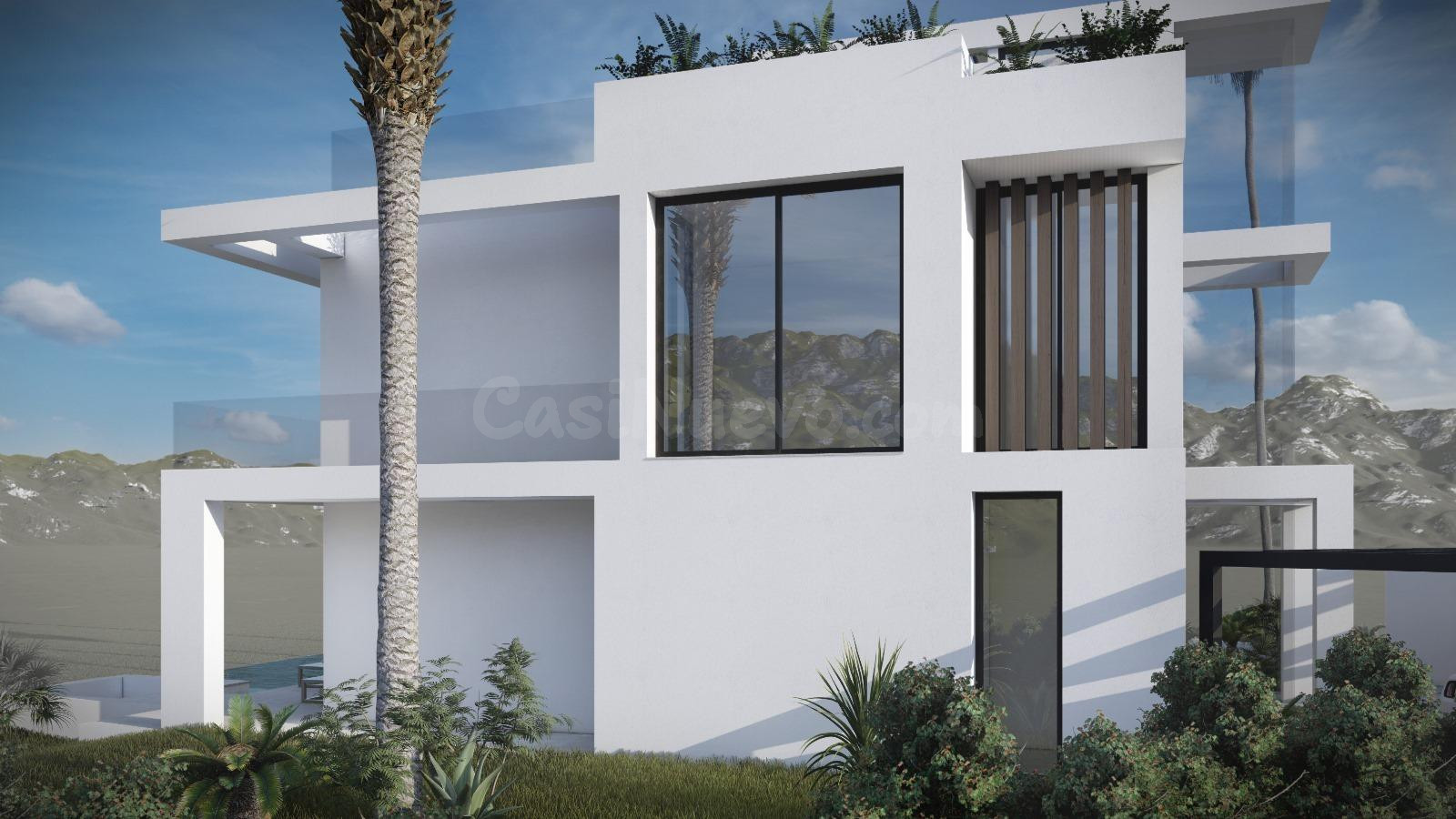 Villa Contemporánea Llave en Mano en Buenas Noches, Estepona — Villa Murmullo