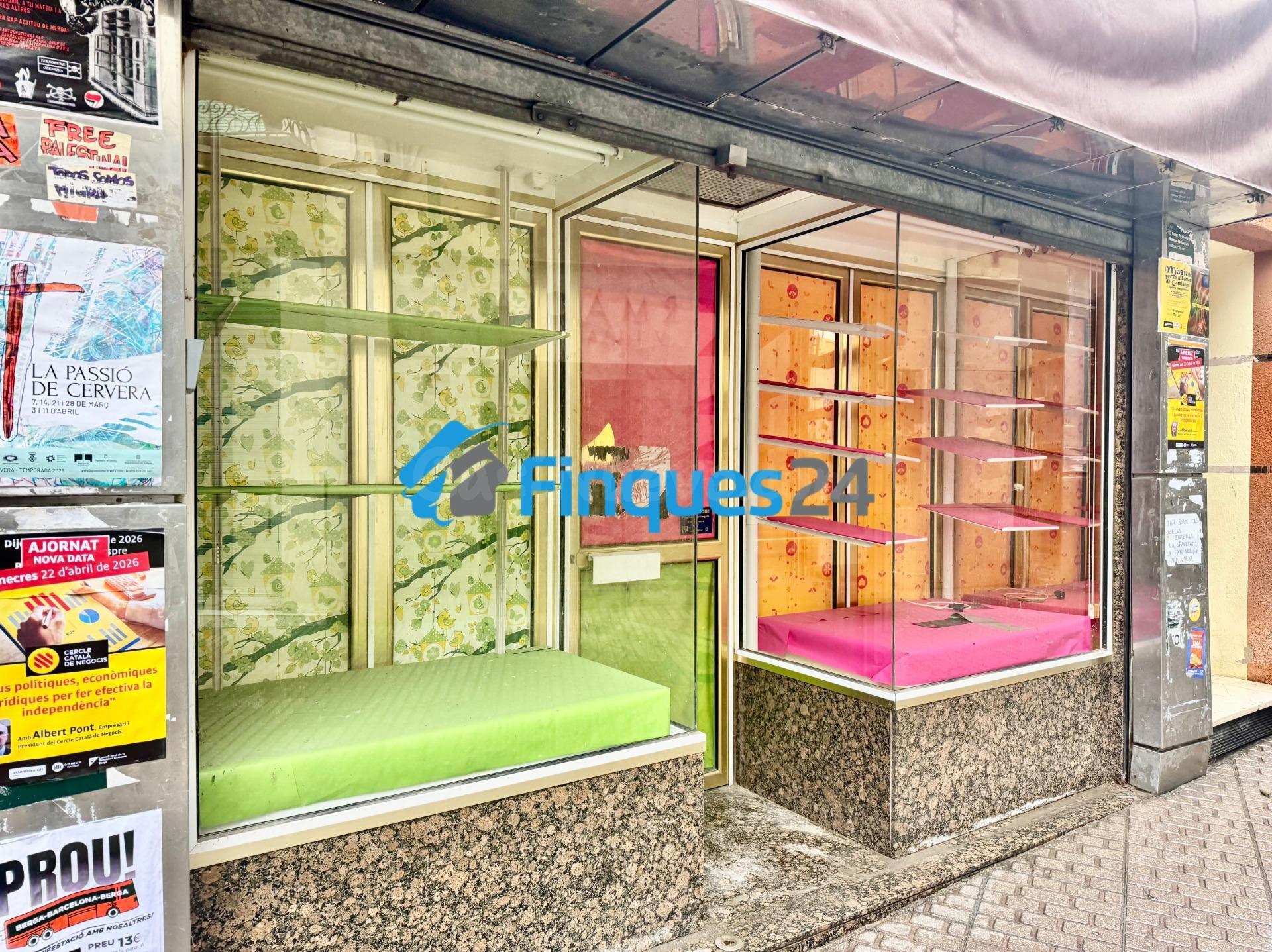 Local comercial en alquiler en el centro de Berga – 150 m2