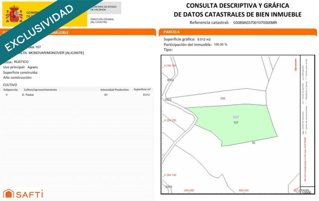 EXCLUSIVA OPORTUNIDAD – PARCELAS RÚSTICAS EN CASAS DE SANCHI - foto 5