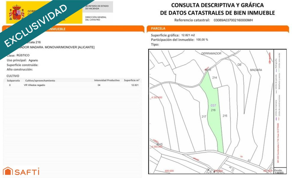 EXCLUSIVA OPORTUNIDAD – PARCELAS RÚSTICAS EN CASAS DE SANCHI - foto 4