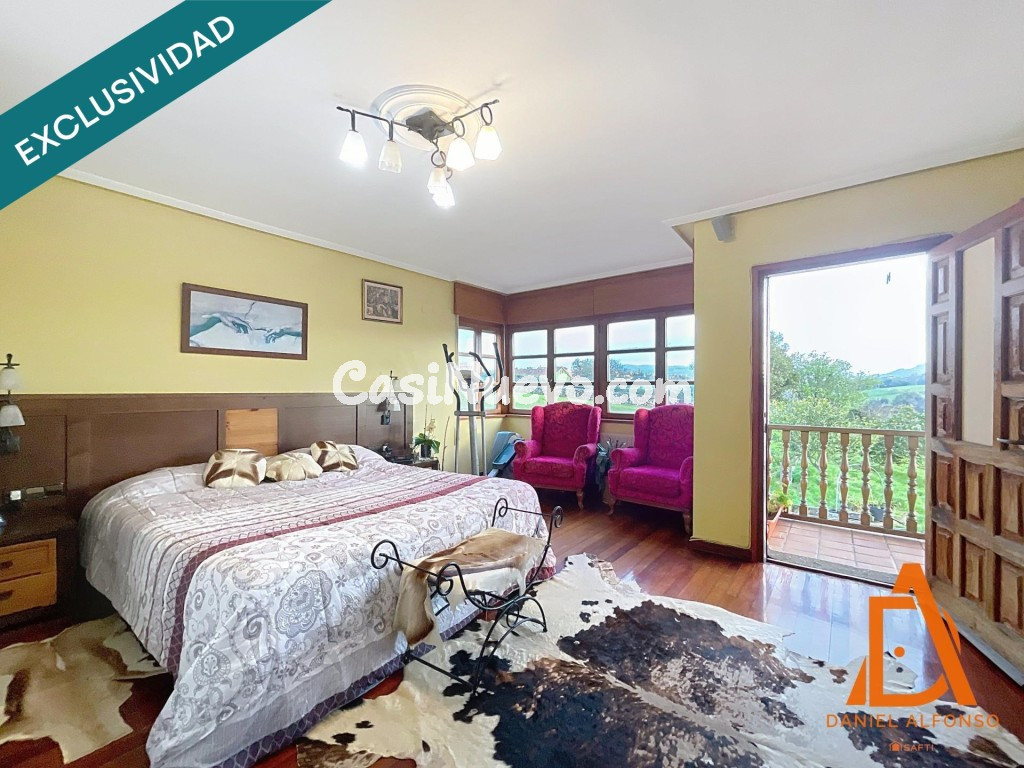 Chalet y 5000m² de finca con vistas al mar a 15 min de Gijón - foto 31