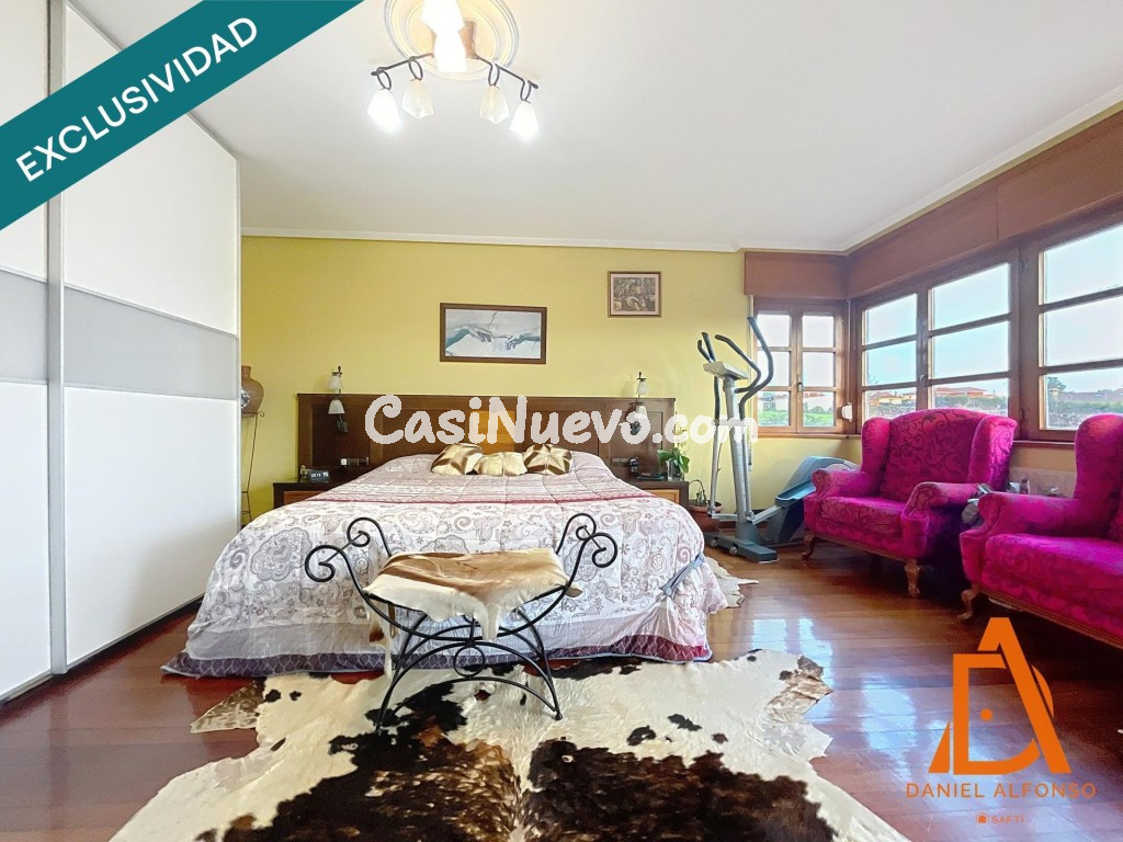 Chalet y 5000m² de finca con vistas al mar a 15 min de Gijón - foto 32