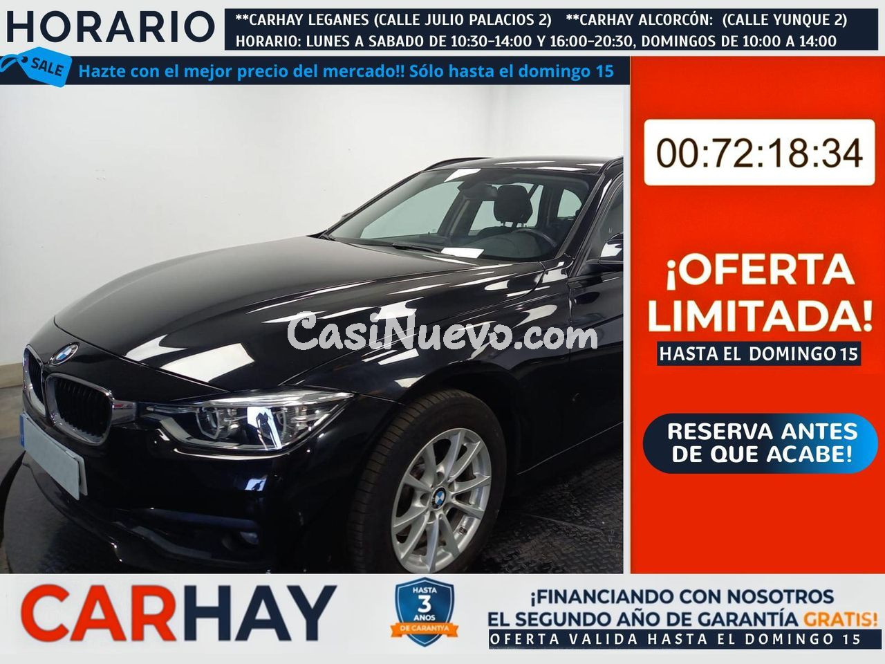 BMW Serie 3 REEKS TOURING 318D (100 KW) 5D