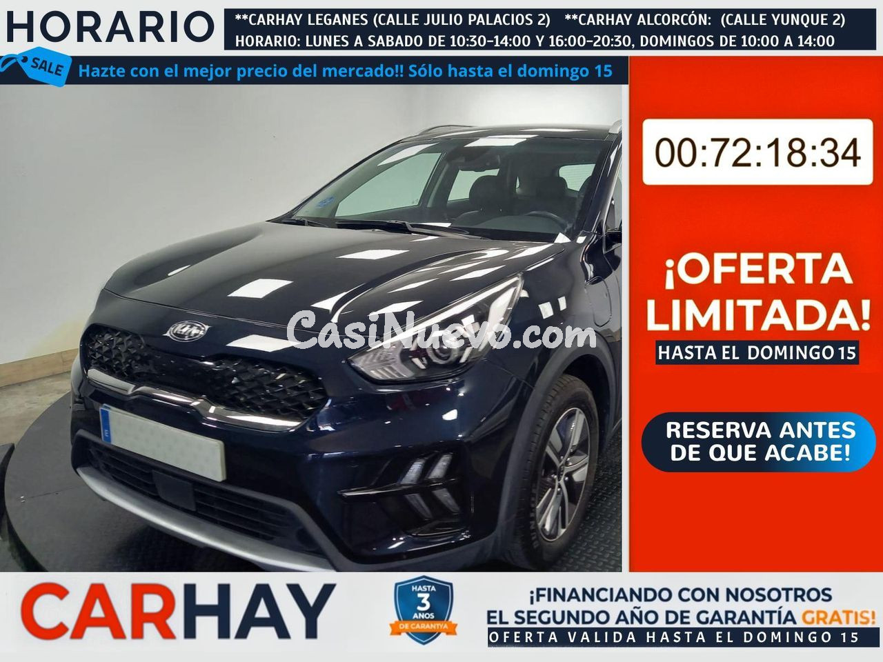 Kia Niro 1.6 GDi PHEV 104kW (141CV) Drive