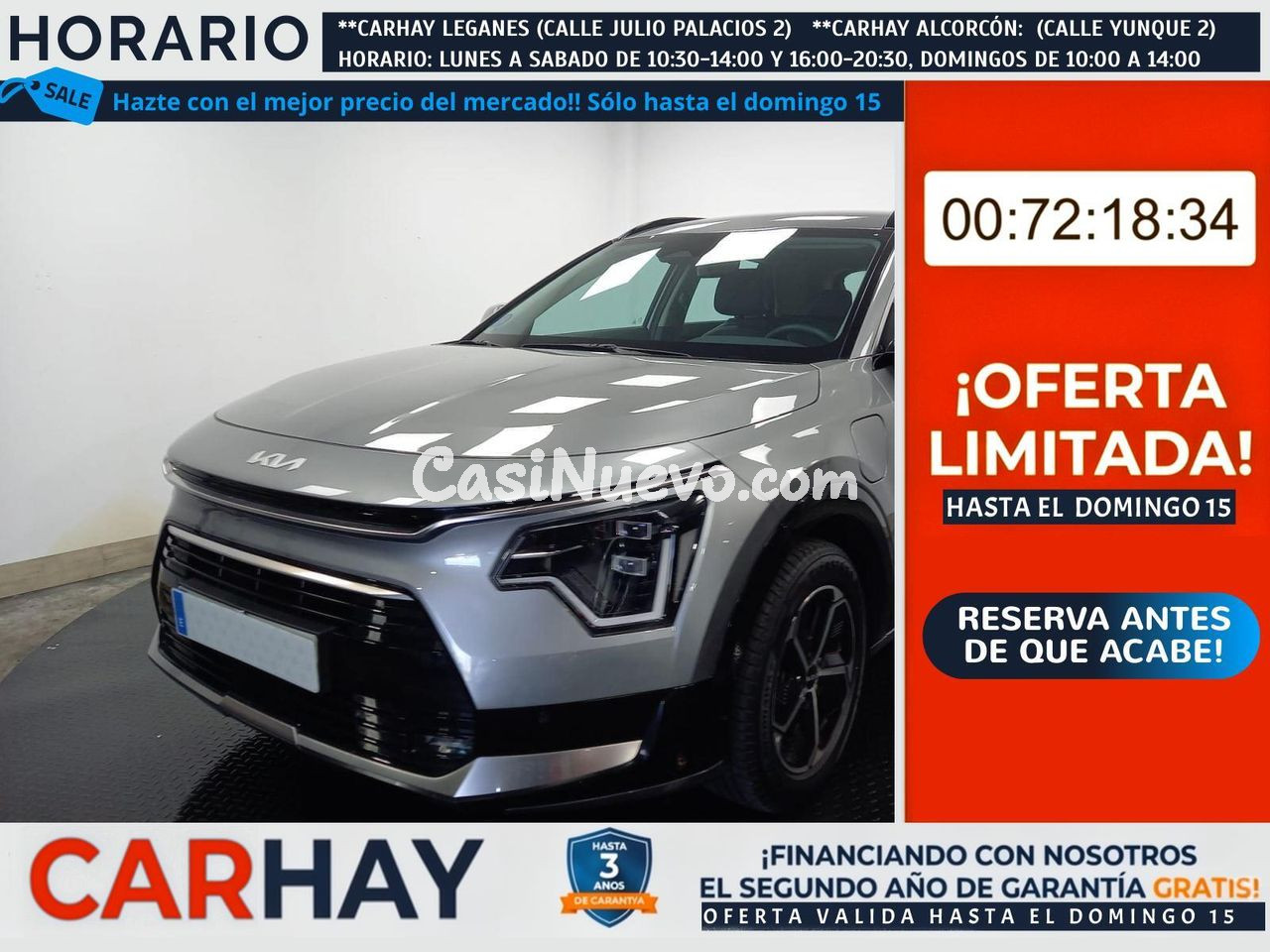 Kia Niro 1.6 GDi PHEV 135kW (183CV) Drive