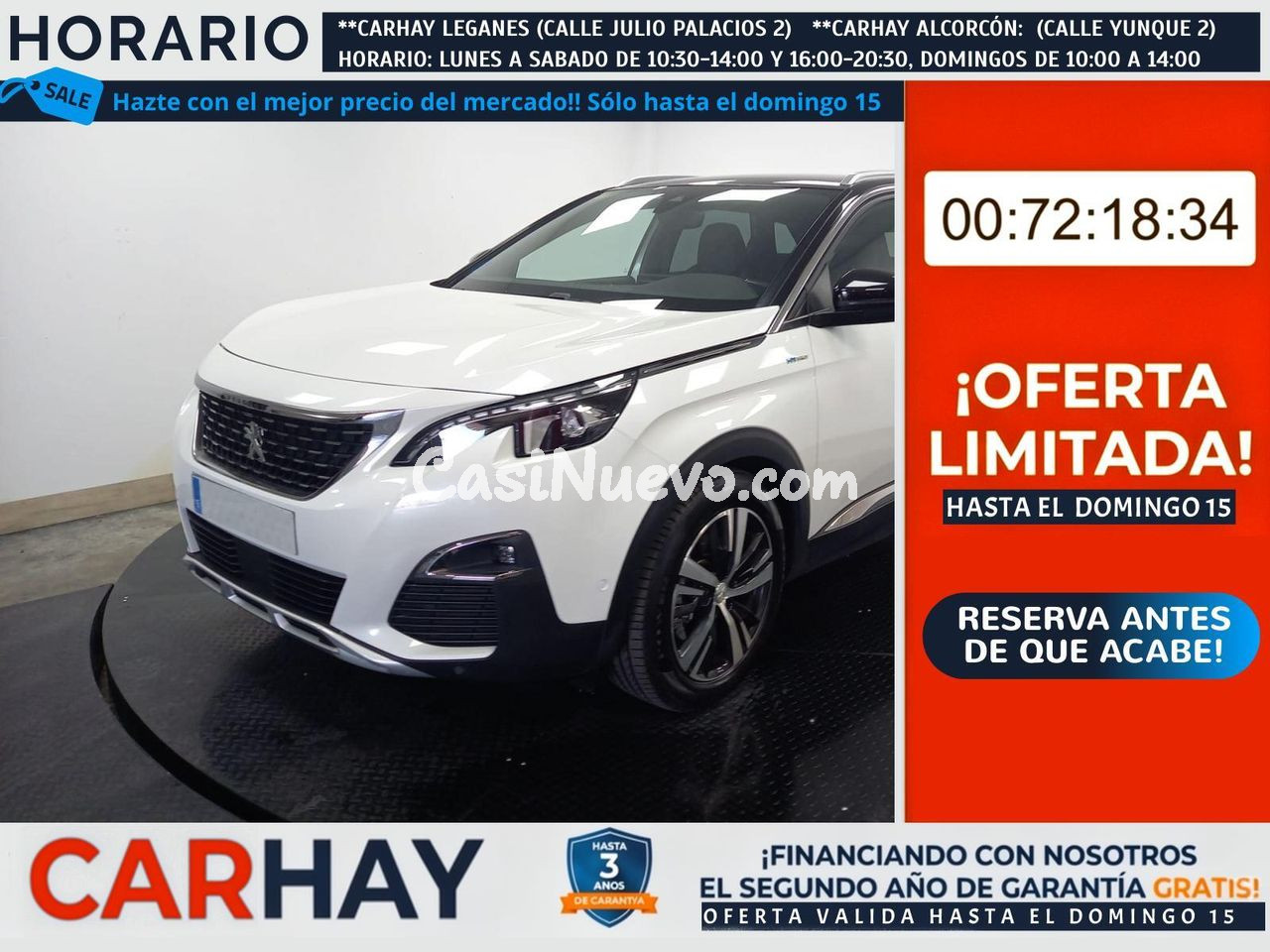 Peugeot 3008 Hybrid 225 e-EAT8 GT Line