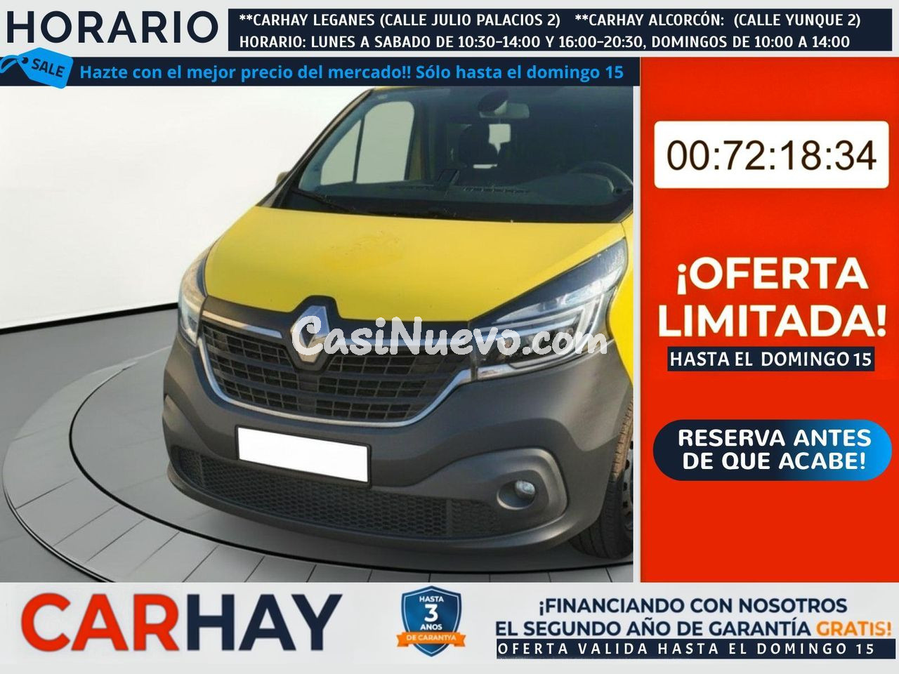 Renault Trafic COMBI MIXTO 5/6 1.6 DCI ENERGY BLUE L N1