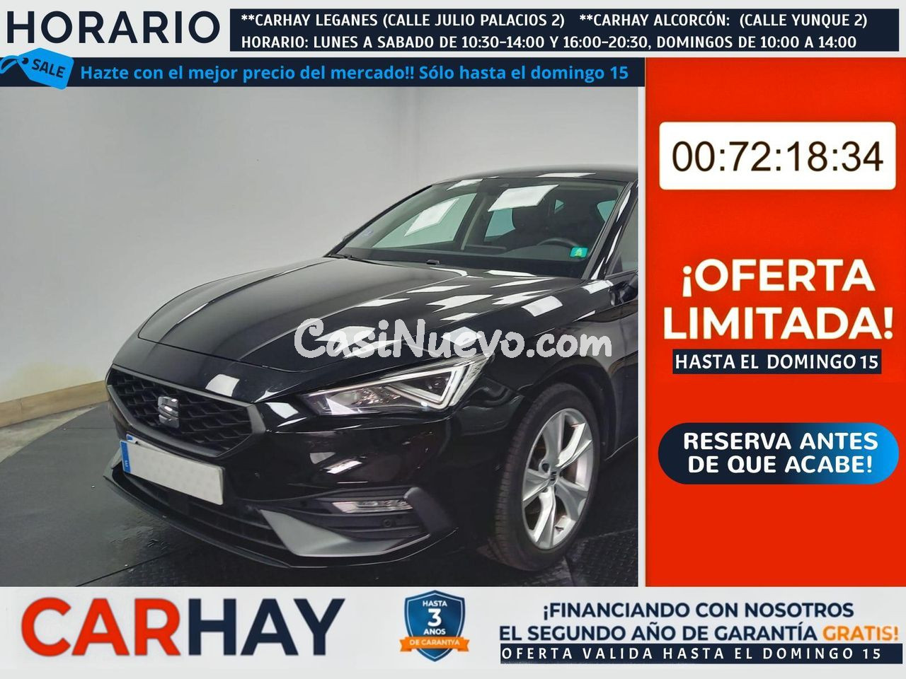 Seat Leon 1.5 TSI 110kW (150CV) St&Sp FR