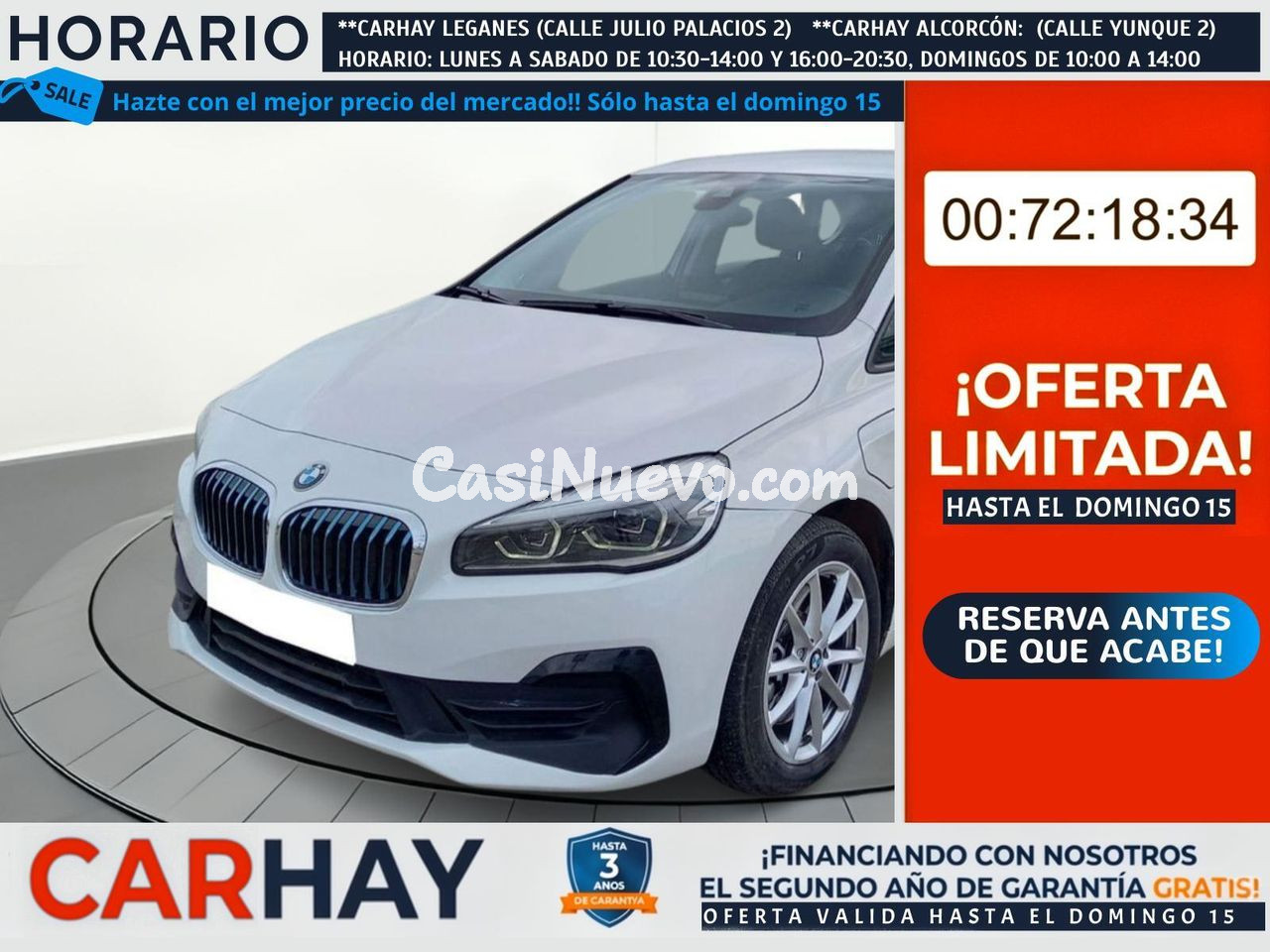 BMW SERIE 2 ACTIVE TOURER 1.5 225XE IPERFORMANCE A
