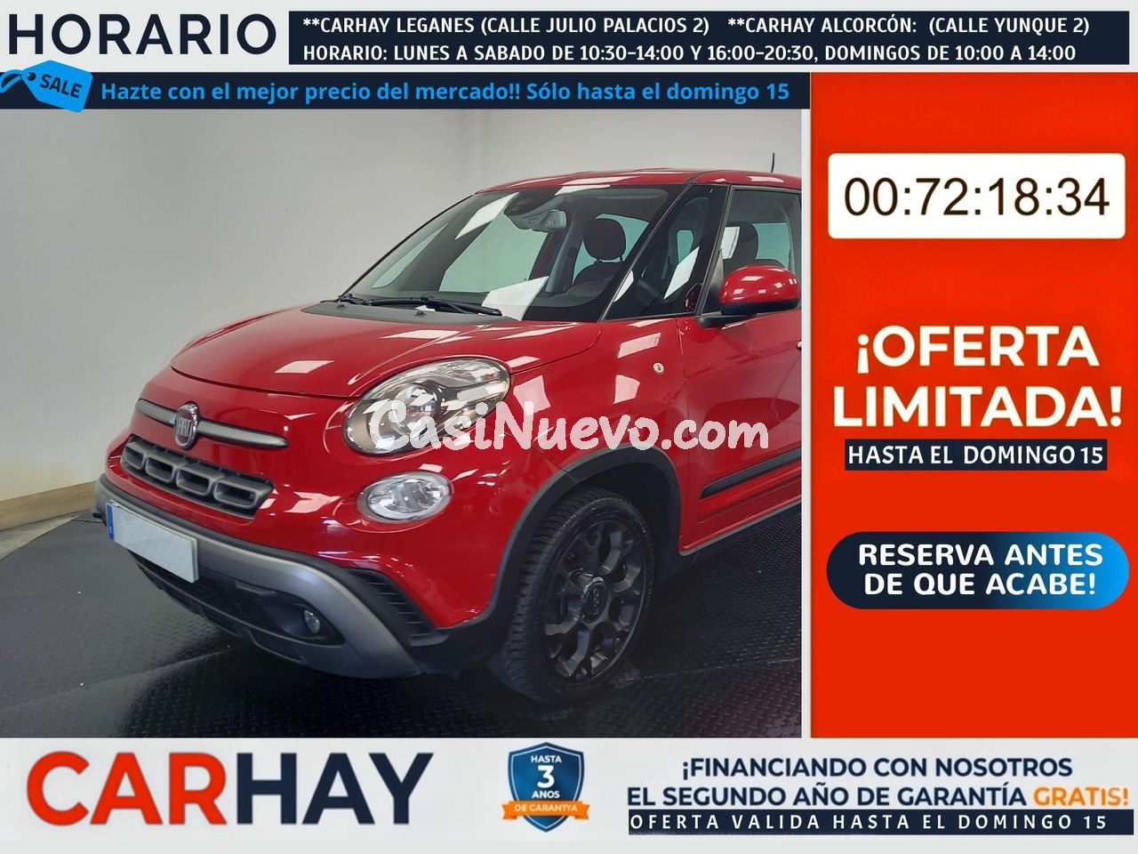 FIAT 500L CROSS 1.3 MULTIJET CROSS (EU6D-TEMP)