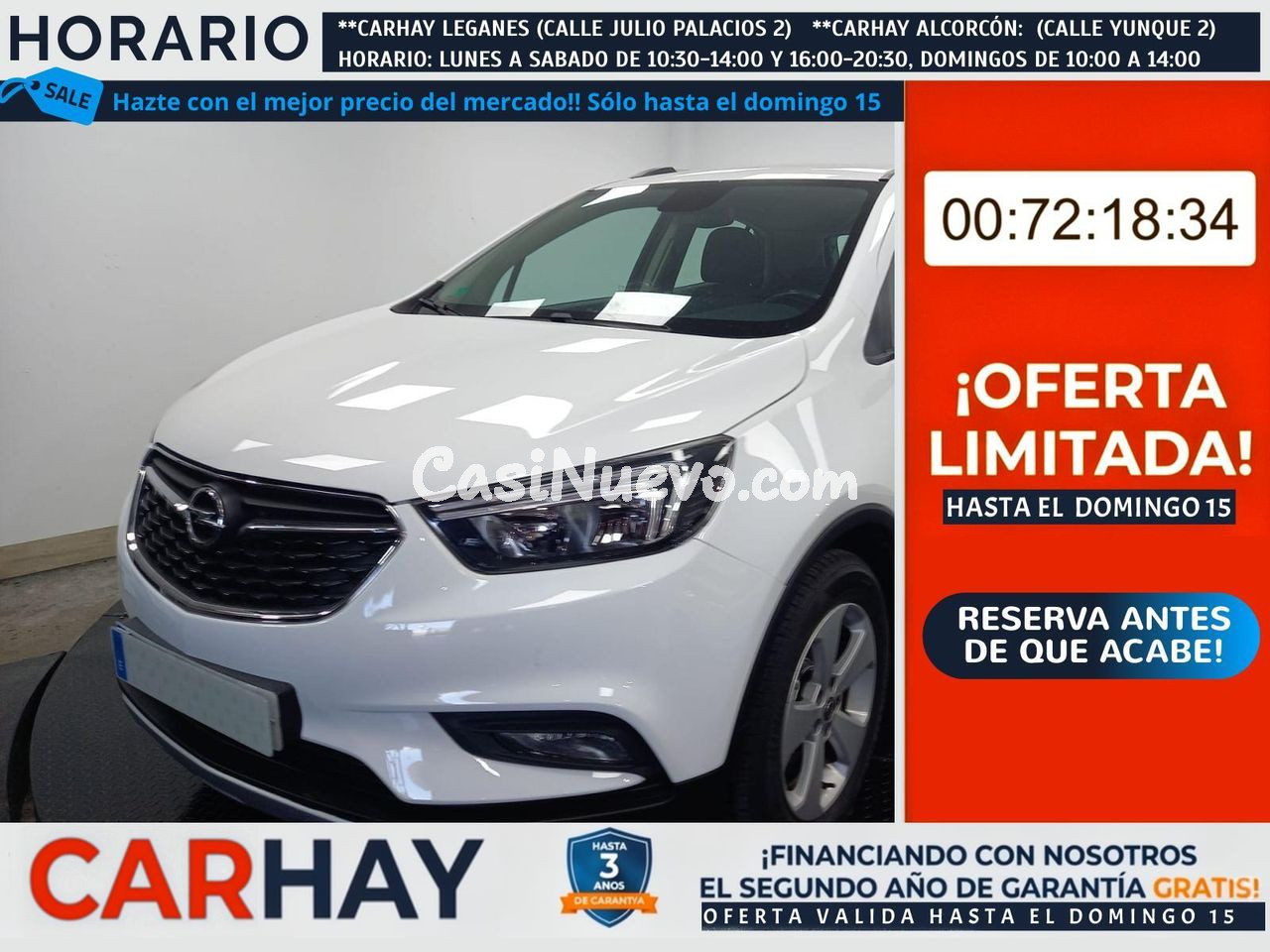 OPEL MOKKA X SELECTIVE 1.4 140 CV MT6 E6DT GLP