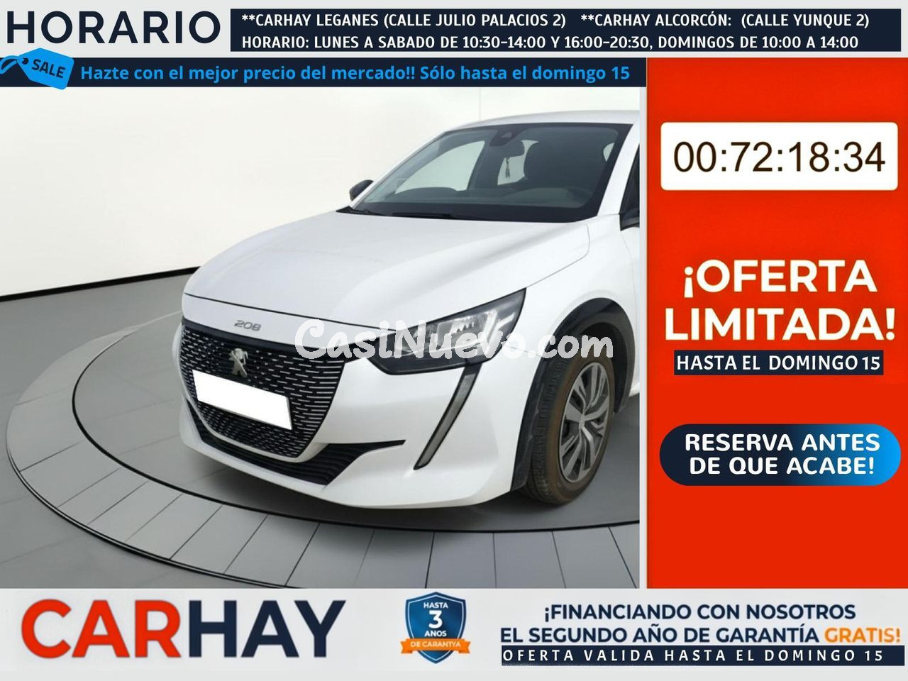 PEUGEOT 208 (E-) ACTIVE 50KWH