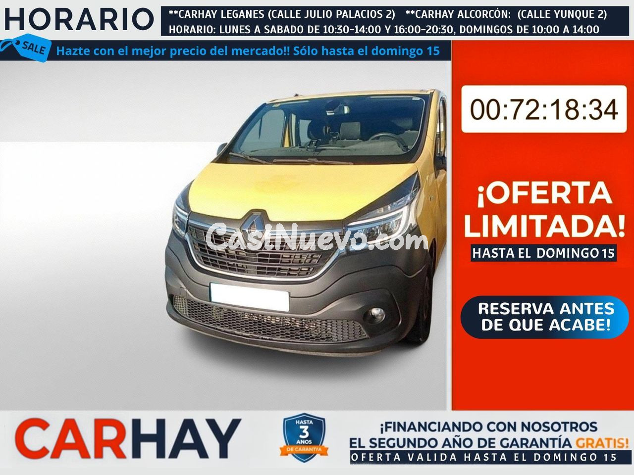 Renault Trafic Mixto N1 5/6 Largo Energy Blue dCi 70 kW