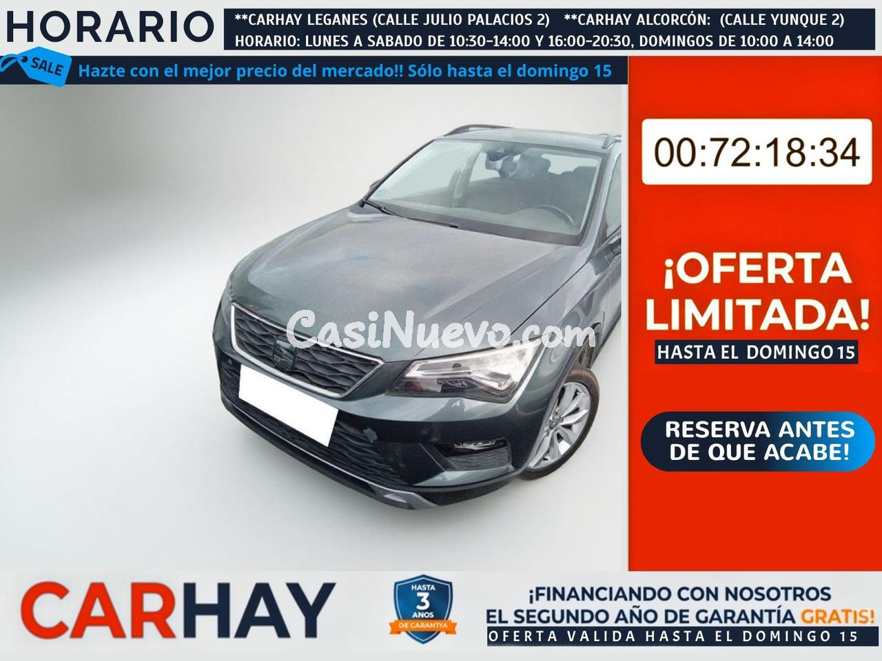 SEAT ATECA 1.6 TDI 85kW St&Sp Style Edit. Nav Eco