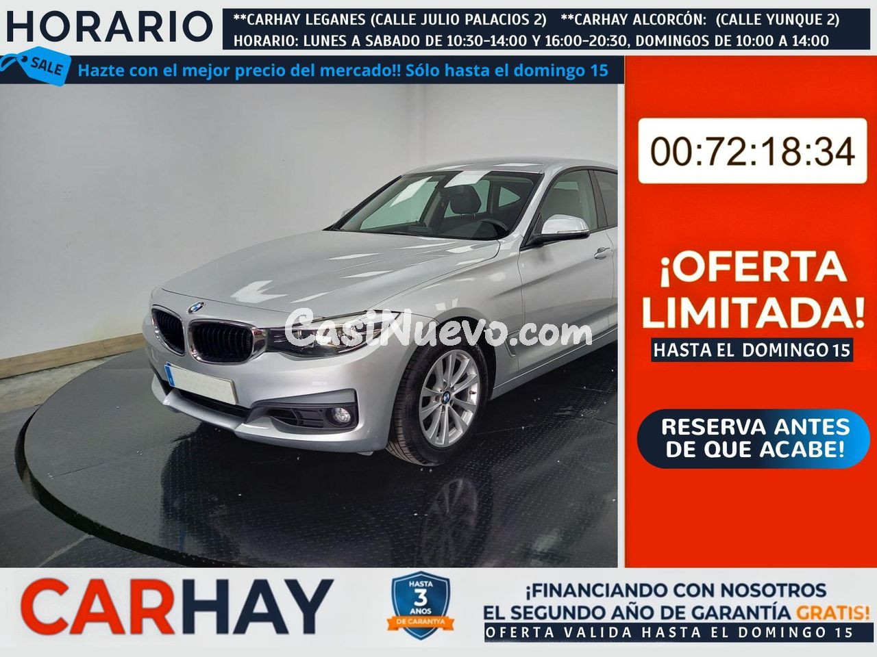BMW SERIE 3 GRAN TURISMO 318 D