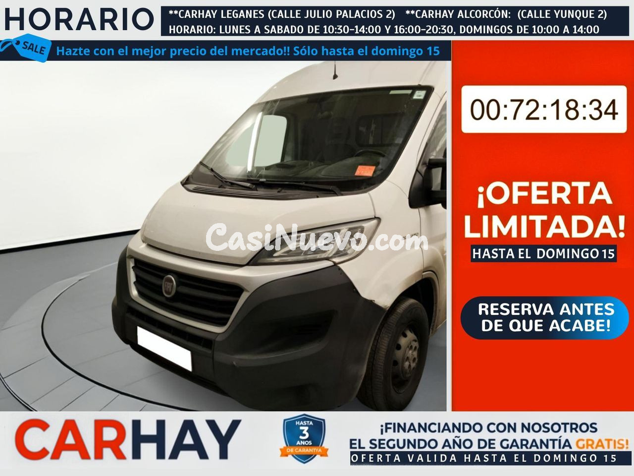 FIAT DUCATO 2.0 Mjet L3H2 (EU6)