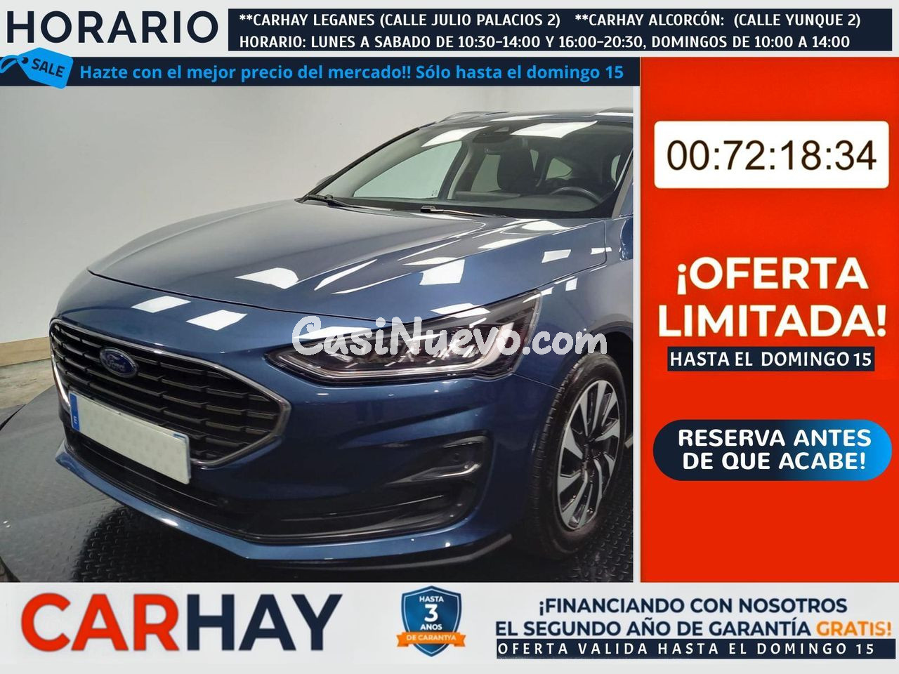 FORD FOCUS BREAK 1.0 FLEXI MHEV 125 TITANI X BUSIN