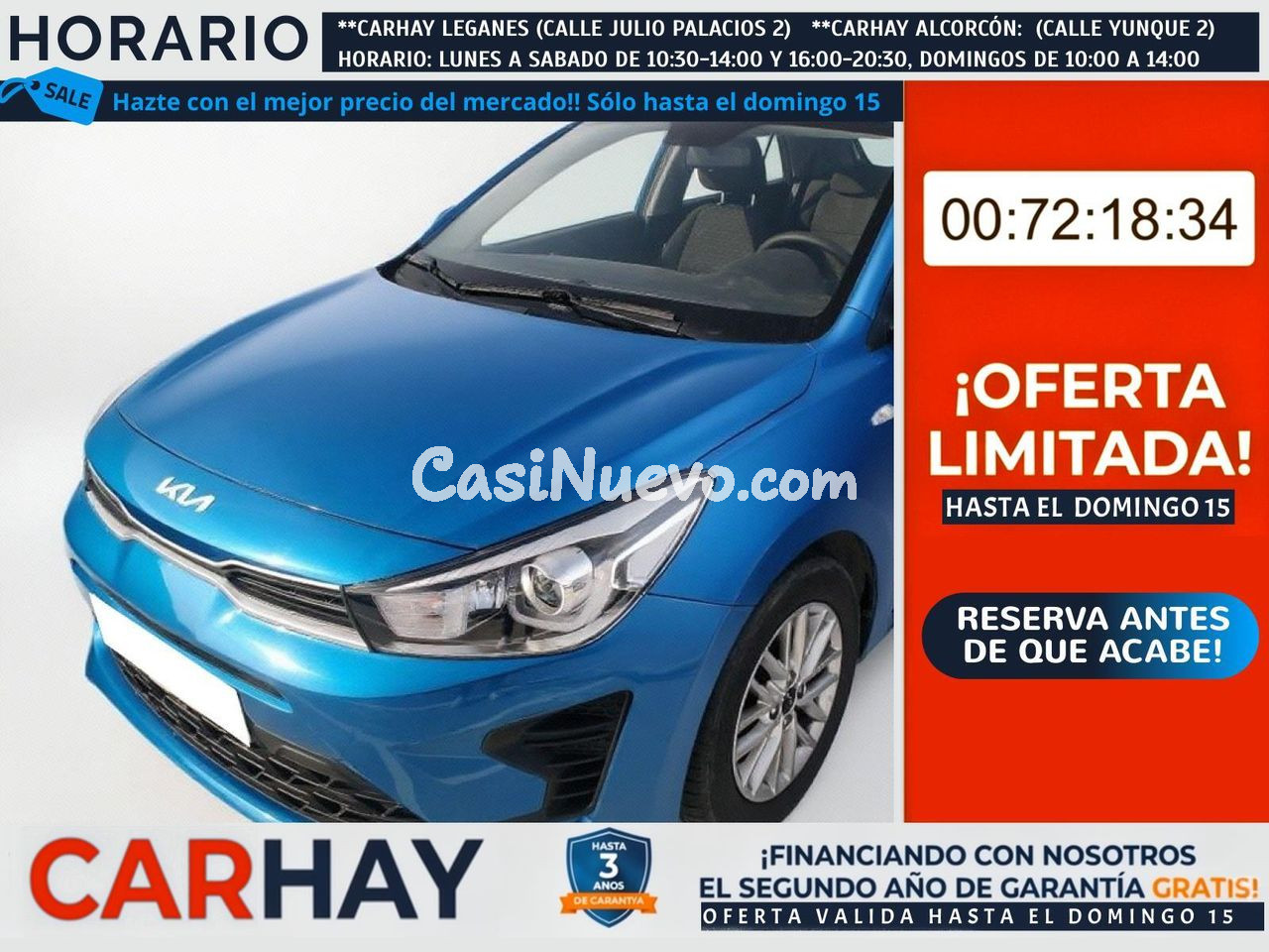 KIA RIO 1.0 T-GDi 74kW (100CV) MHEV iMT Concept