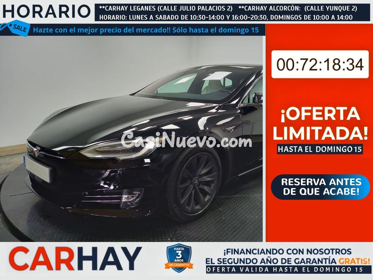TESLA MODEL S S 100 KWH DUALMOTOR LONG RANG